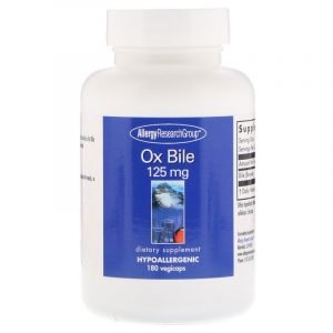 Allergy Research Group, Ox Bile, 125 mg