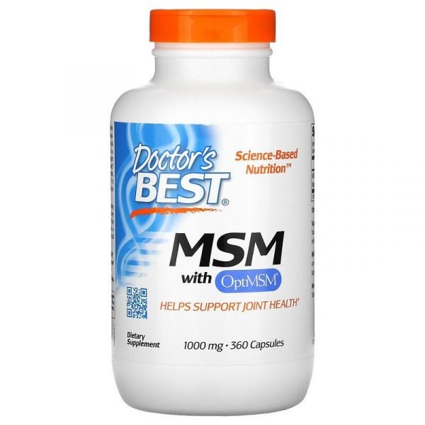 Doctors Best MSM with OptiMSM 1000 mg