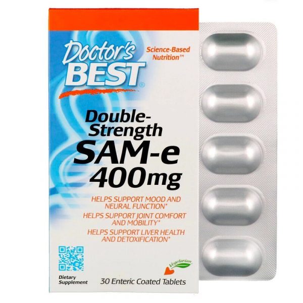 Doctors Best SAM and Double Strength 400 mg