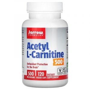 Jarrow Formulas, Acetil L-Carnitina, 500 mg