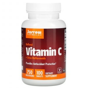 Jarrow Formulas, Vitamina C, 750 mg
