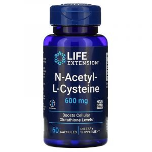 Life Extension, N-acetil-L-cisteina, 600mg