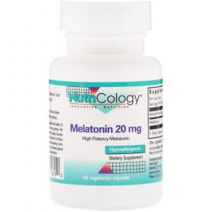 Nutricology, Melatonina, 20 mg