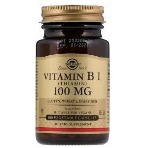 Solgar, vitamina B1, 100 mg