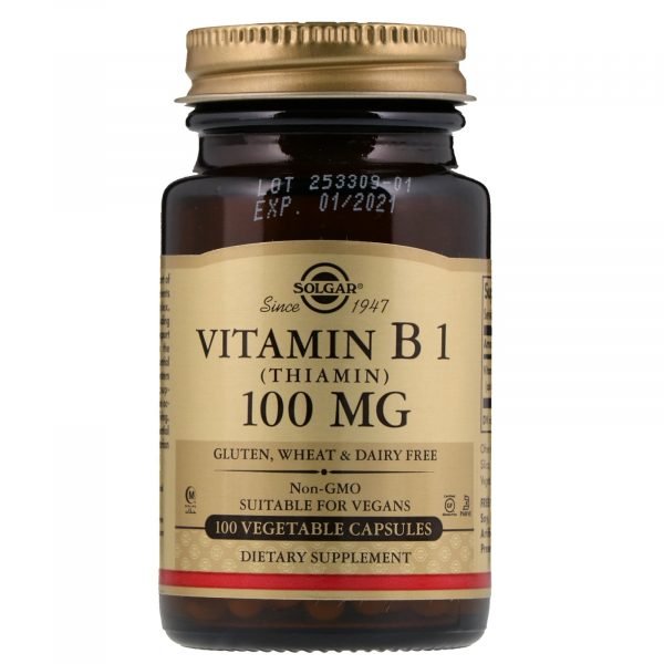 Solgar Vitamin B1 100 mg