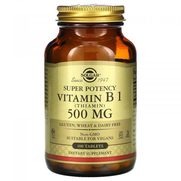 Solgar Vitamin B1 500 mg