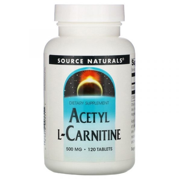 Source Naturals Acetyl L Carnitine 500 mg