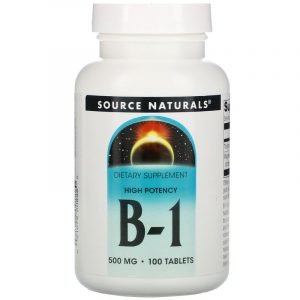 Source Naturals, Vitamina B1, 500mg