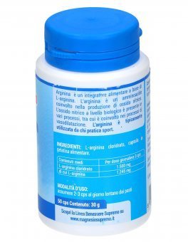 arginine l-based supplement in natural point capsules