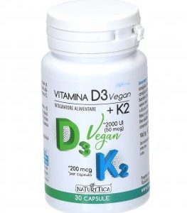 Naturetica, Vitamina D3 2000 Ui+K2