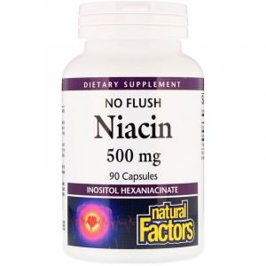 Natural Factors, No Flush Niacina, 500 mg