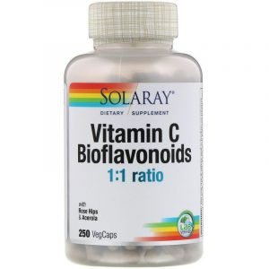 Solaray, Vitamin C and bioflavonoids, ratio 1: 1