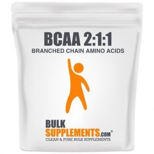 Bulk Supplements, BCAA 2: 1: 1, aminoacidi a catena ramificata