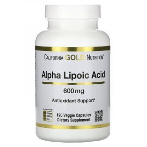 California Gold Nutrition, acido alfa lipoico, 600 mg