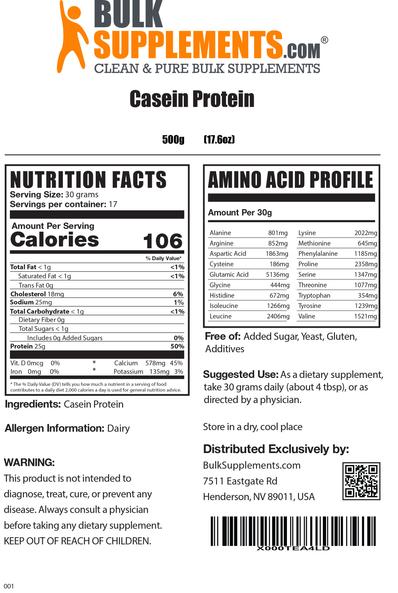 bulk supplements proteine della caseina