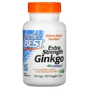 Doctor’s Best, Ginkgo, Extra Forte, 120 mg