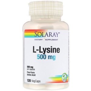 Solaray, L-Lisina, 500 mg