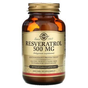 Solgar, Resveratrolo, 500 mg
