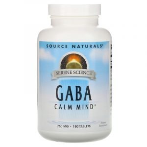 Source Naturals, GABA Calm Mind, 750 mg