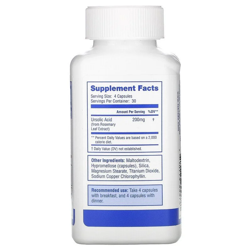 Labrada Nutrition, acido ursolico, ottimizzatore della massa muscolare magra - immagine 2