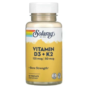 Solaray, vitamina D3 + K2