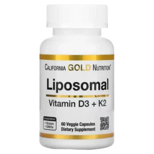 California Gold Nutrition, Vitamine K2 + D3 liposomiale