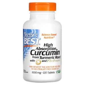 Doctor’s Best, Curcumina ad alto assorbimento, 1.000 mg
